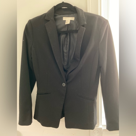 H&M black blazer - Picture 1 of 3